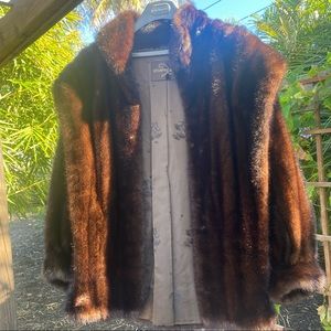 Vintage Custom Storfer Bros Genuine Mink Jacket